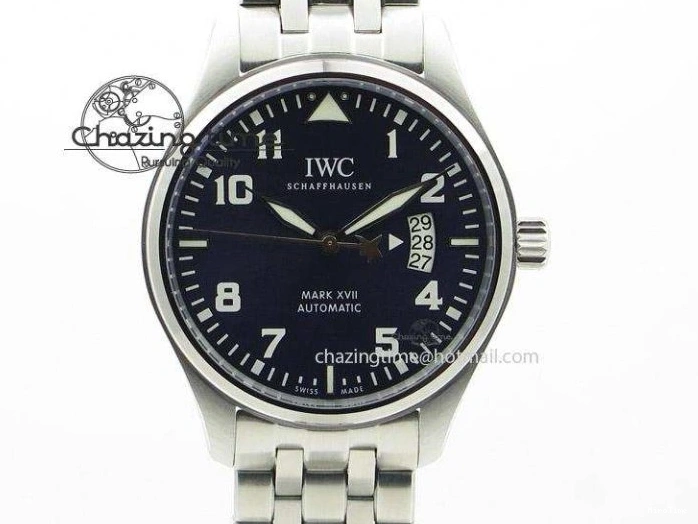 MIROTIME 0303 Supportive Portofino Automatic SS AF 1:1 Best Edition White Dial on Black Croco Leather Strap A 7184